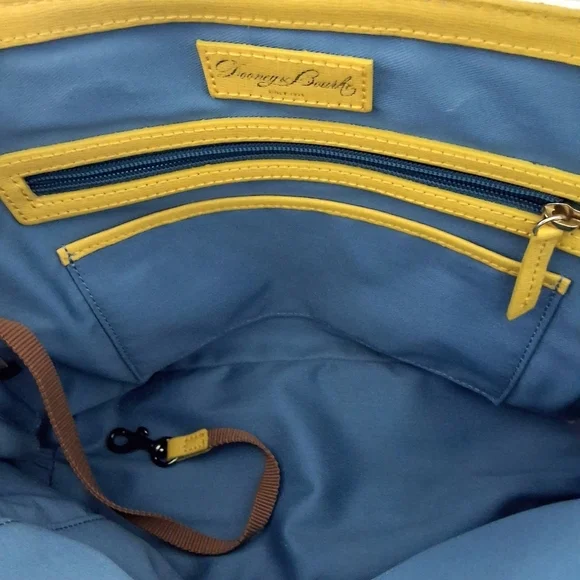 Dooney & Bourke Lemon Print Zip Satchel - Picture 12 of 16